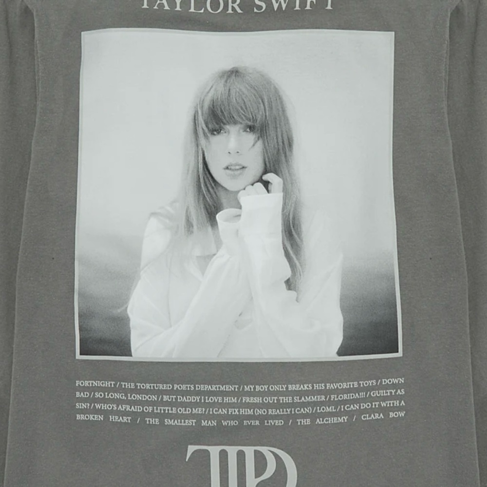 ππ Taylor Swift ππ The Tortured Poets Department Long Sleeve T-Shirt - NEW! - Picture 4 of 6